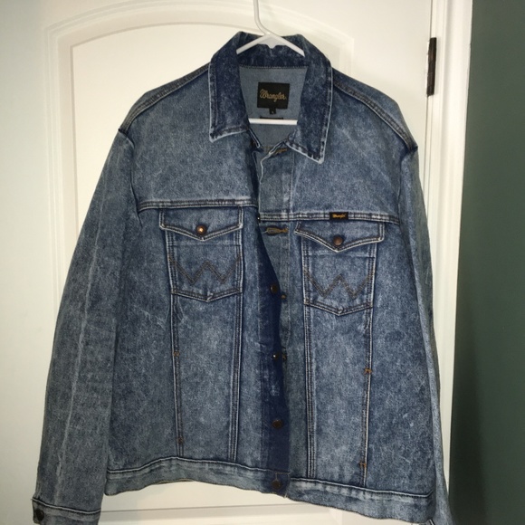 wrangler denim jacket xl